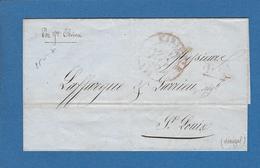 BOUCHES DU RHONE MARSEILLE  1849 Pour ST LOUIS Du SENEGAL - Correo Marítimo