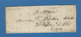 BOUCHES DU RHONE MARSEILLE ACHEMINEUR 1858 écrite à ROME Signé - Correo Marítimo