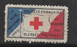 France Vignette   Société De Secours Aux Blessés Militaires  B/TB     - Vignette Militari