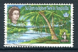 St Kitts, Nevis & Anguilla 1963-69 QEII Pictorials - 4c Nelson's Spring Used (SG 133) - St.Christopher-Nevis & Anguilla (...-1980)