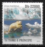 SAINT THOMAS ET PRINCE  N° 3645  * *  Biodiversité  Ours Polaire - Bears