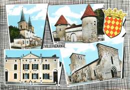 VILLEFAGNAN - Carte Multi-vues. - Villefagnan