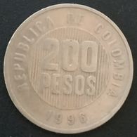 COLOMBIE - COLOMBIA - 200 PESOS 1996 - KM 287.2 - Colombia