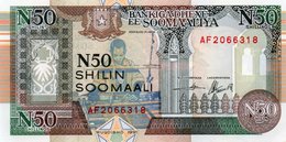 SOMALIA 50 SHILIN SOOMAALI 1991 P-R2a.1  UNC SERIE AF 2066318 - Somalie