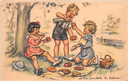 ¤¤  -  ILLUSTRATEUR  " Germaine BOURET "  -  Enfants En Pique-Nique   -  ¤¤ - Bouret, Germaine