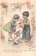 ¤¤  -  ILLUSTRATEUR  " Germaine BOURET "  -  Enfants Avec Un Chien   -  ¤¤ - Bouret, Germaine