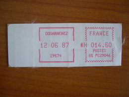 Vignette Distributeur  14.60 Douarnenez  (29) - 1969 Montgeron – Weißes Papier – Frama/Satas