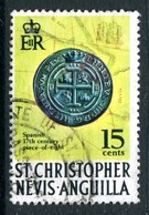 St Kitts, Nevis & Anguilla 1970-74 Pirates - 15c Piece Of Eight - HISPANIARUM - Used (SG 214a) - St.Christopher-Nevis-Anguilla (...-1980)