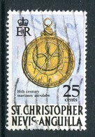 St Kitts, Nevis & Anguilla 1970-74 Pirates - 25c Astrolabe Used (SG 216) - San Cristóbal Y Nieves - Anguilla (...-1980)