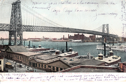 New York City - Williamsburg Bridge - Pont - Simple Back - 1905-1910 - By Ill. Post Card Co. - 2 Scans - Brücken Und Tunnel