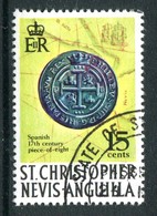 St Kitts, Nevis & Anguilla 1973-74 Pirates - New Wmk. - 15c Piece-of-eight Used (SG 275) - St.Christopher-Nevis & Anguilla (...-1980)