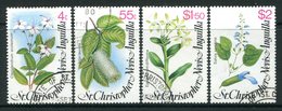 St Kitts, Nevis & Anguilla 1980 Flowers - 2nd Issue - Set Used (SG 430-433) - St.Cristopher-Nevis & Anguilla (...-1980)