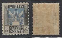 Italia - Libia - 1912 - Nuovo/new MH - Pittorica - Sass N. 163 - Libië