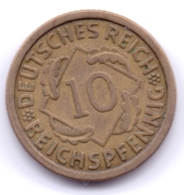 DEUTSCHES REICH 1926 A: 10 Reichspfennig, KM 40 - 10 Rentenpfennig & 10 Reichspfennig
