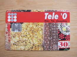 Chip Card, Tele'0, 30 Units?backside All White,without CN - Pakistán