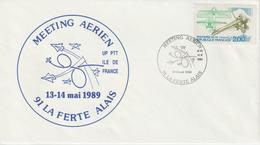 France Meeting Aérien La Ferté Alais 1989 - Cachets Commémoratifs