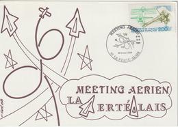 France Carte Meeting Aérien La Ferté Alais 1989 - Bolli Commemorativi