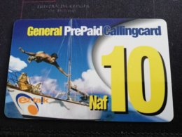 CURACAO NAF 10  GENERAL PREPAID CALLINGCARD, EZ TALK  THICK CARD     ** 957** - Antillen (Nederlands)