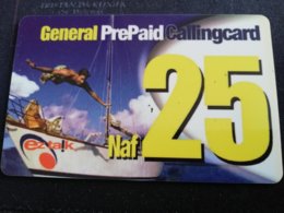 CURACAO NAF 25  GENERAL PREPAID CALLINGCARD, EZ TALK  THICK CARD     ** 958** - Antillas (Nerlandesas)