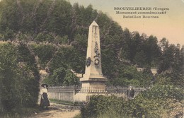 88 - Brouvelieures - Monument Commémoratif - Bataillon Bourras - Une Belle Pose - Brouvelieures