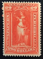 US 1895-97 Newspaper And Periodical Stamps Scott PR120 WITH WMK 2 Dollar MNH ** F-VF (USA Timbres Pour Journaux - Journaux & Périodiques