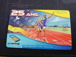 CURACAO NAF 25 CHIPPIE RUNNERS  GSM PREPAID     ** 972** - Antille (Olandesi)