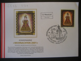 Österreich- Advent Filzmoos 30.11.2001 FDC Filzmooser Kindl, Gnadenbild Seit 1511 - Cartas & Documentos