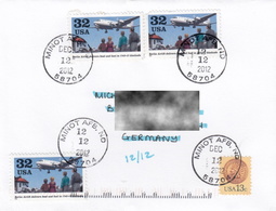 USA 1998:  Berlin Airlift, Aeroplan, Flugzeug, Posted On Special Date Of 12.12.12, Fine Used Cover - Vliegtuigen