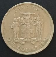 JAMAIQUE - JAMAICA - 1 ONE DOLLAR 1991 - Bustamante - KM 145 - Jamaica