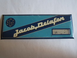 Publicité Plaque Publicitaire Glacoide SGF Jacob Delafon - Altri & Non Classificati