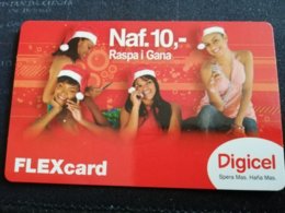 CURACAO NAF 10,- Flexcard Christmas    DIGICEL   ** 981** - Antille (Olandesi)