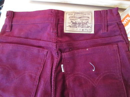 COLLECTOR Jean's LEVI'S 631 Années 80 Et Neuf ! HOMME OU FEMME ? Supercord Velours Côtelé Tailles US W28 L36 - Otros & Sin Clasificación