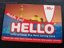 CURACAO NAF 10,- HELLO MIDDLE EAST WITHOUT SCARLET    ** 994** - Antillen (Niederländische)