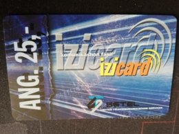 CURACAO NAF 25-  IZI CARD BLEU SETEL UTS   ** 1002** - Antillas (Nerlandesas)