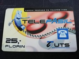 CURACAO NAF 25,-  TELEFASIL  UTS    ** 1005** - Antilles (Netherlands)