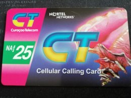 CURACAO NAF 25,- CT TELECOM NORTEL NETWORKS     ** 1006** - Antille (Olandesi)