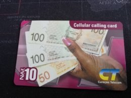 CURACAO NAF 10,- CT MONEY ON CARD    ** 1008** - Antillas (Nerlandesas)