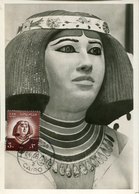 52799 Egypt, Maximum 1959, Statue Sculpture Of The Princess Nefret, Egyptology - Egyptologie