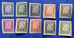 Timbres Taxe Martinique T27 à 36 ND * - Postage Due