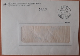 Portugal - COVER - Franchise / AVENÇA - Cancel: Porto EAP (1982) - Telefones De Lisboa E Porto - Brieven En Documenten