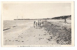 ILE DE RE SAINTE MARIE DE RE (17) La Plage De La Basse Benais Animation - Ile De Ré