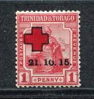 Trinité - N° 88 * - Neuf Avec Charnière - Variété : 0 De 10 Ouvert - TB - Trinidad Y Tobago