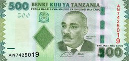 TANZANIA 500 SHILINGI 2010 P-40  Unc - Tanzania