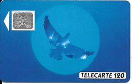 CARTE-PUBLIC-120U-12/90-F 135B-SC5-Trou 6-5 Pe-22624-L OISEAU BLEU--UTILISE-TBE- - 1990