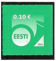 Estonia 2014 . Post Horn 2014. 1v: 0.10 - Green, S/adh.  Michel # 784 - Estonie