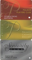 Lot De 3 Cartes : Palace Casino Resort : Biloxi MS - Carte Di Casinò