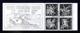 ISLANDE 1988 - Carnet Yvert C637 - Facit HM2 - Oblitéré - Les 4 Génies Tutélaires Des Armoiries Islandaises - Cuadernillos