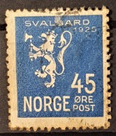 NORWAY 1925 - Canceled - Sc# 114 - 45o - Unused Stamps