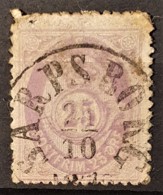 NORWAY 1877/78 - Canceled - Sc# 28 - 25o - Gebruikt