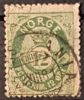 NORWAY 1877/78 - Canceled - Sc# 26 - 12o - Oblitérés